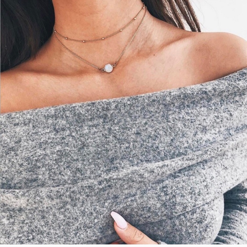 2 Layer Pearl Necklace